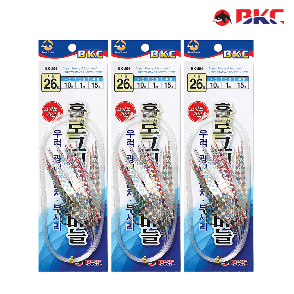 열기 우럭 채비 홀로그램 어피 바늘 BK-504 - 상세 이미지 2