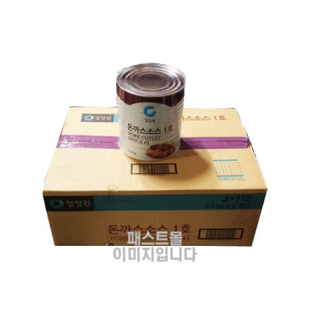 청정원 돈까스소스 1호(3.3kg X 6개) 19.8kg