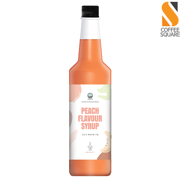 모도르 복숭아향 시럽 750ml - 상품 이미지