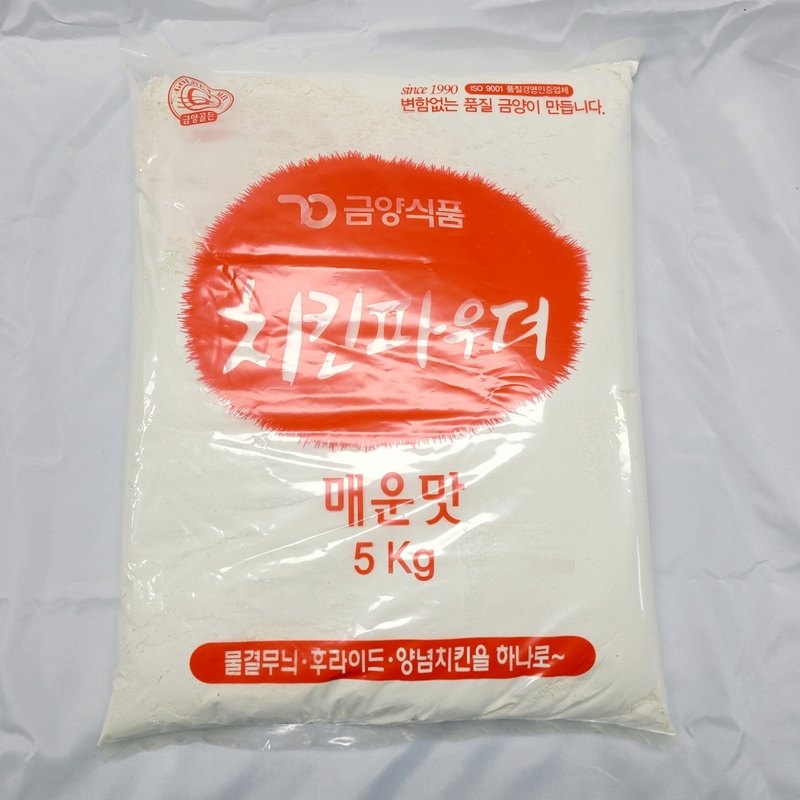 금양식품 크리스피 치킨파우더 매운맛 5KG 물결 - 상품 이미지