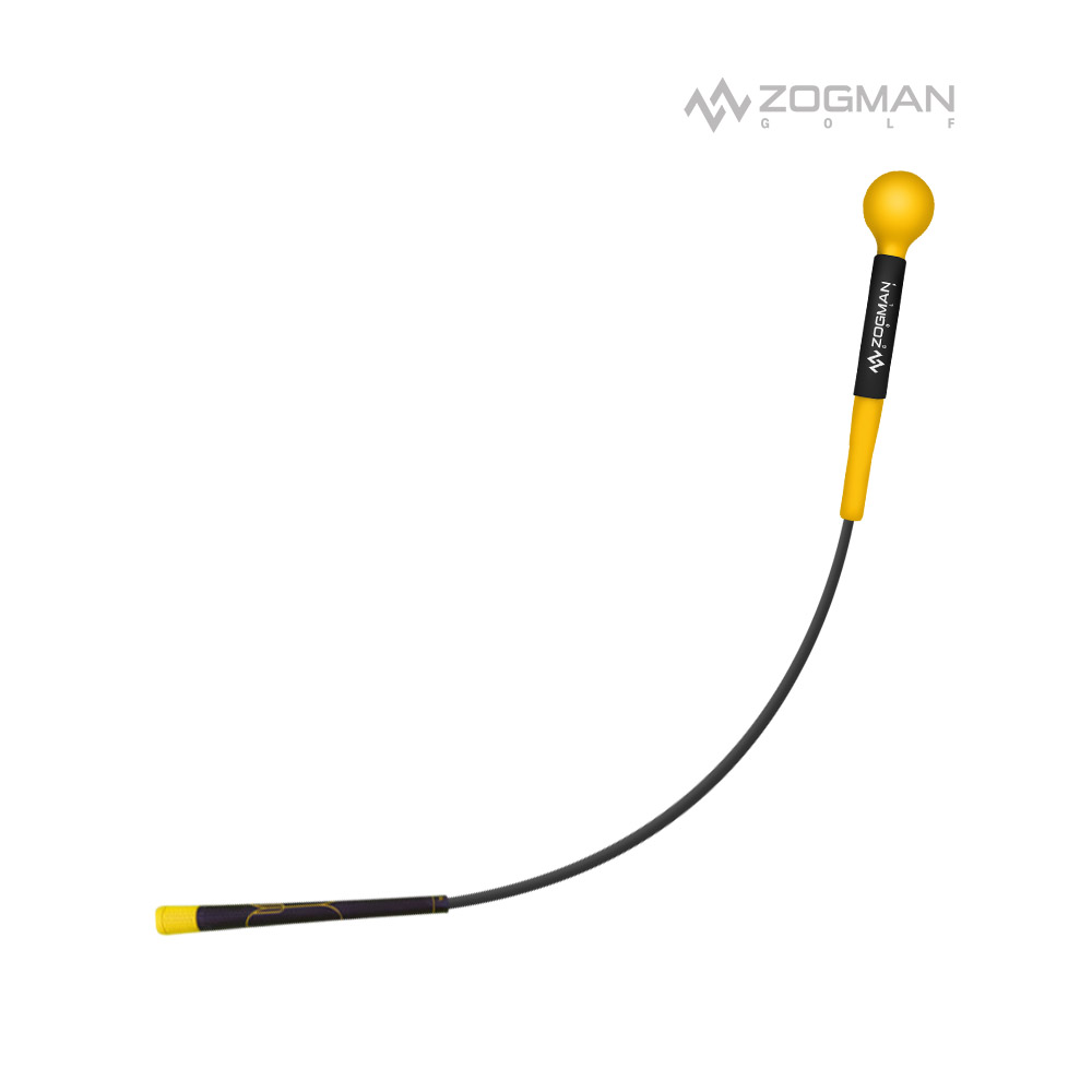 조그만골프 템포플렉스 골프스윙연습기 실내 비거리 장타 자세교정 연습용품 옐로우 120 이미지 3