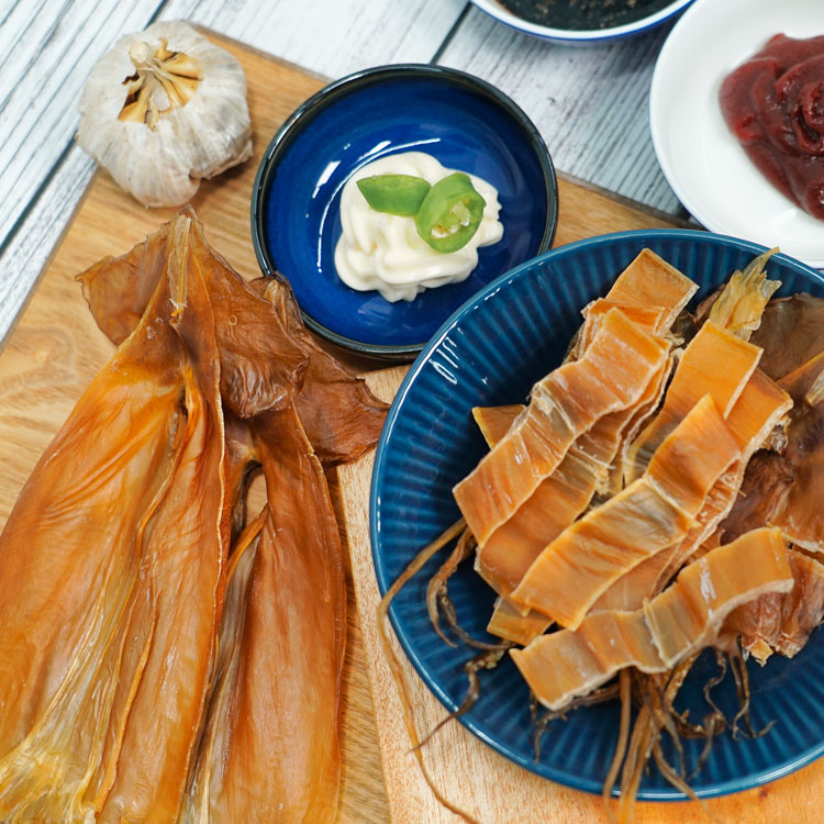 [바다누리] 굽지 않아도 맛있는, 짜지 않고 담백한 쫄쫄이오징어 4-5미 230g이상 - 상세 이미지 5