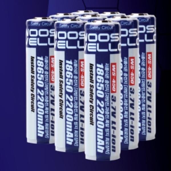 18650 충전지 2200mAh 3.7v 건전지 랜턴 건전지 후레쉬 건전지 - 상품 이미지