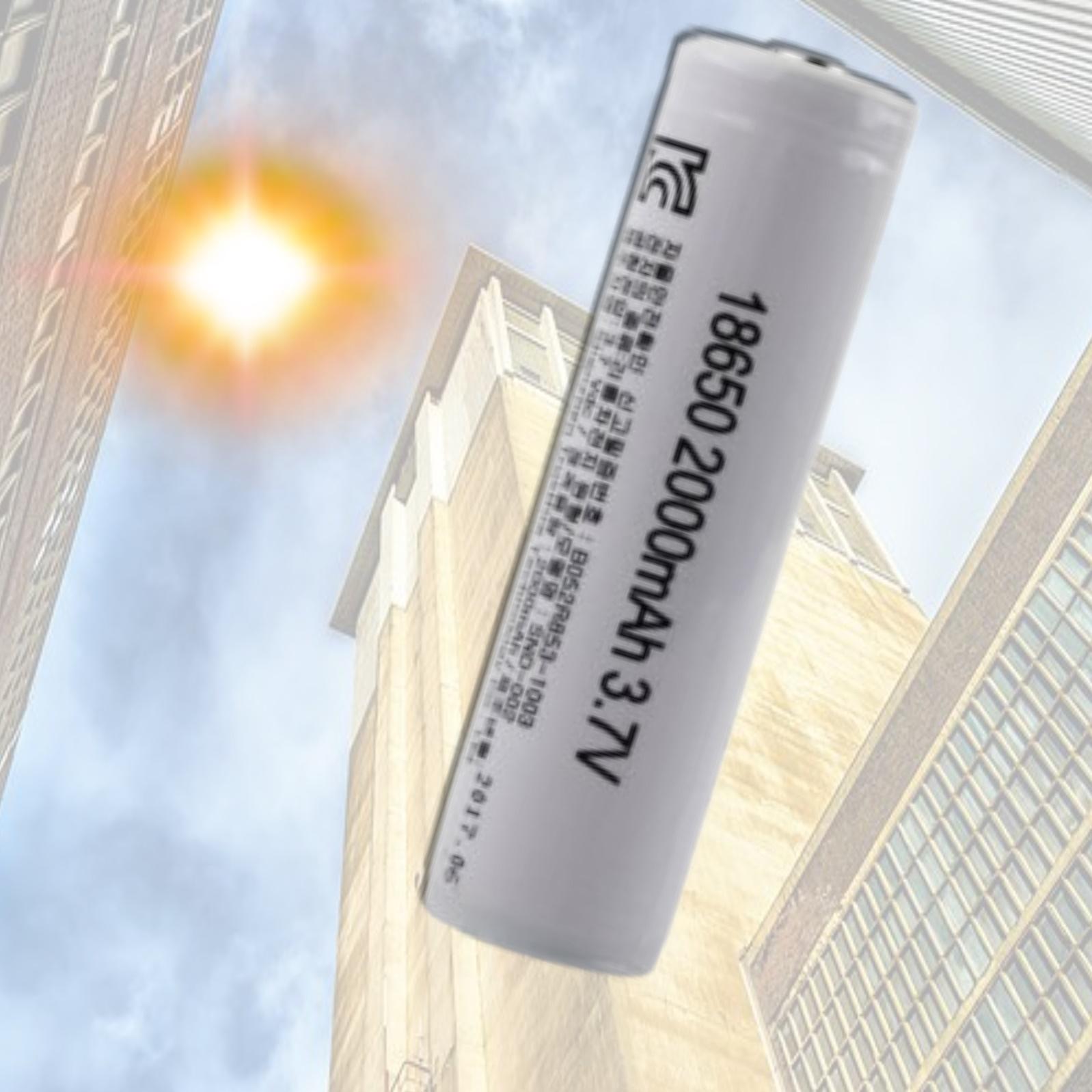 18650 충전지 3.7v 건전지 랜턴 건전지 2000mAh 후레쉬 건전지 - 상품 이미지