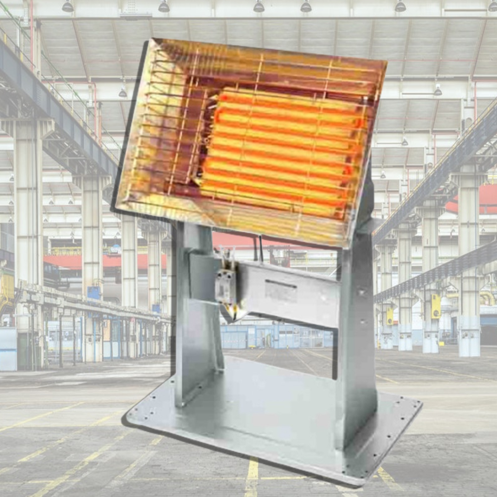 공장 난로 공업용 히터 현장 난로 대형 히터 3KW 1단