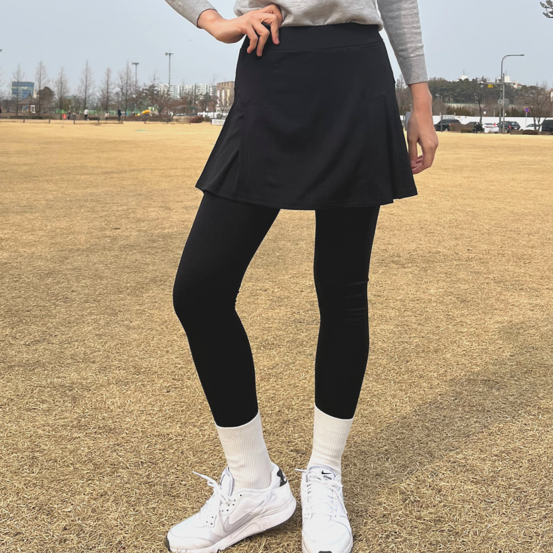 여성 골프 치랭스 봄 여름 치마 레깅스 긴바지 빅사이즈 여성골프웨어 - 상품 이미지