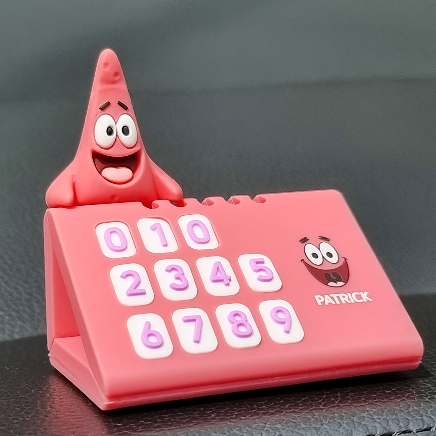 벨르아망 스폰지밥 자동차 주차번호판 주차알림판 차량 전화번호판 뚱이