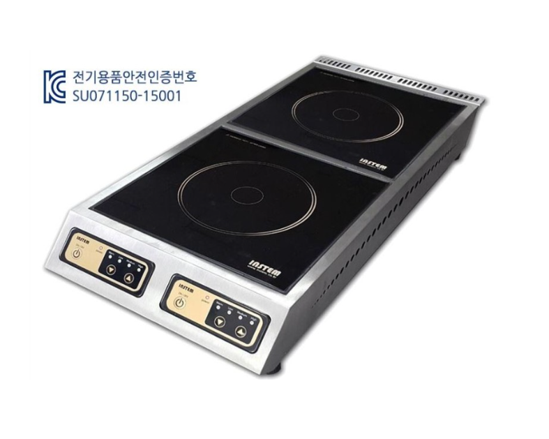 업소용인덕션 이동식 2구 전기레인지 인스템 고화력 영업용 식당 pc방 이동형 ISP215