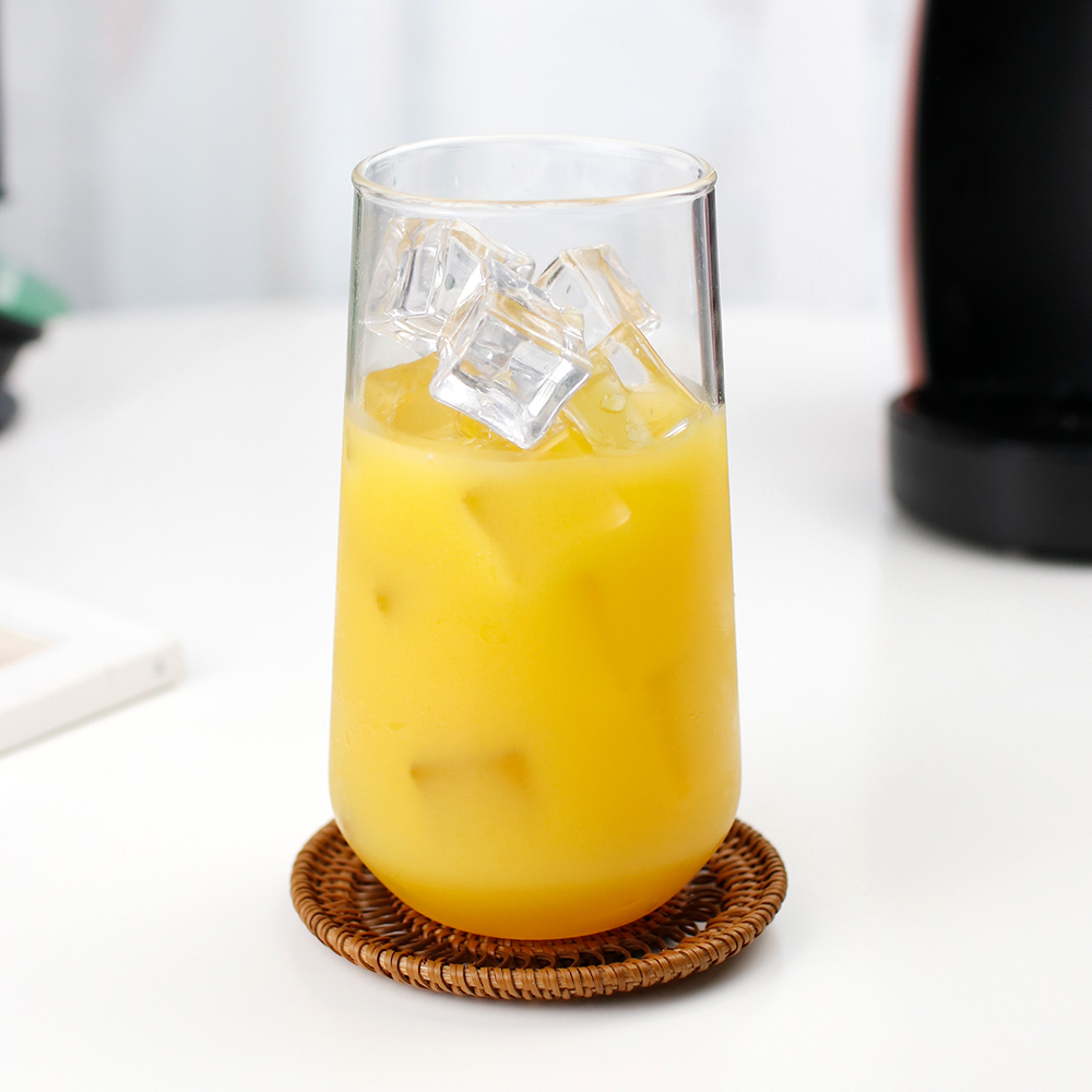 내열유리 홈카페 카페머그 유리컵세트 470ml, 4개, 칼립소무지(CTU-10-1) - 상세 이미지 4