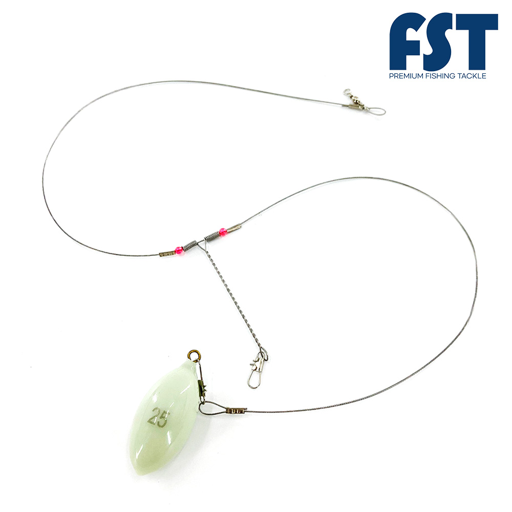 도다리 원투 자작 우럭 천평 편대 와이어 채비 백조기 1단