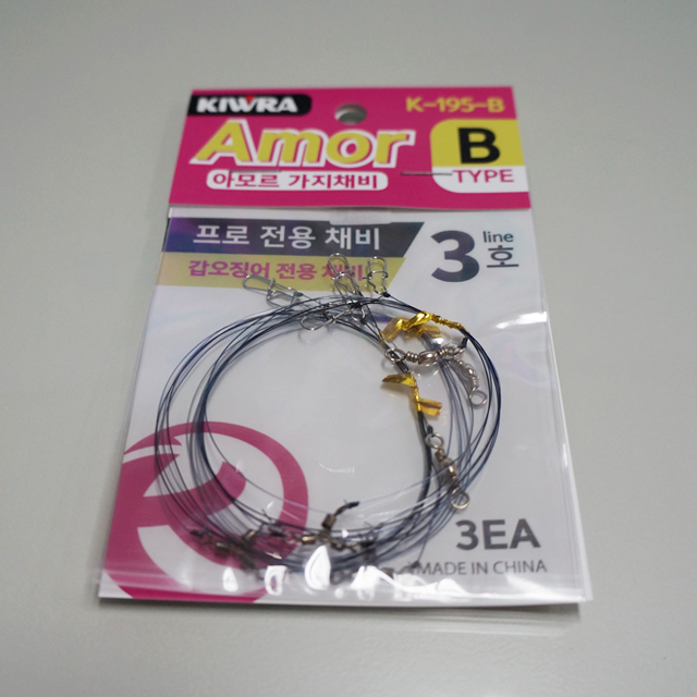 키우라 아모르 가지채비 K-195 A 30cm 쭈꾸미 갑오징어 낚시 채비 - 상세 이미지 4