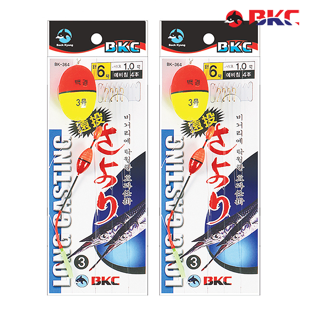 학꽁치 채비 훌치기 바늘 카드채비 원투 사요리카드 BK-364 - 상세 이미지 4