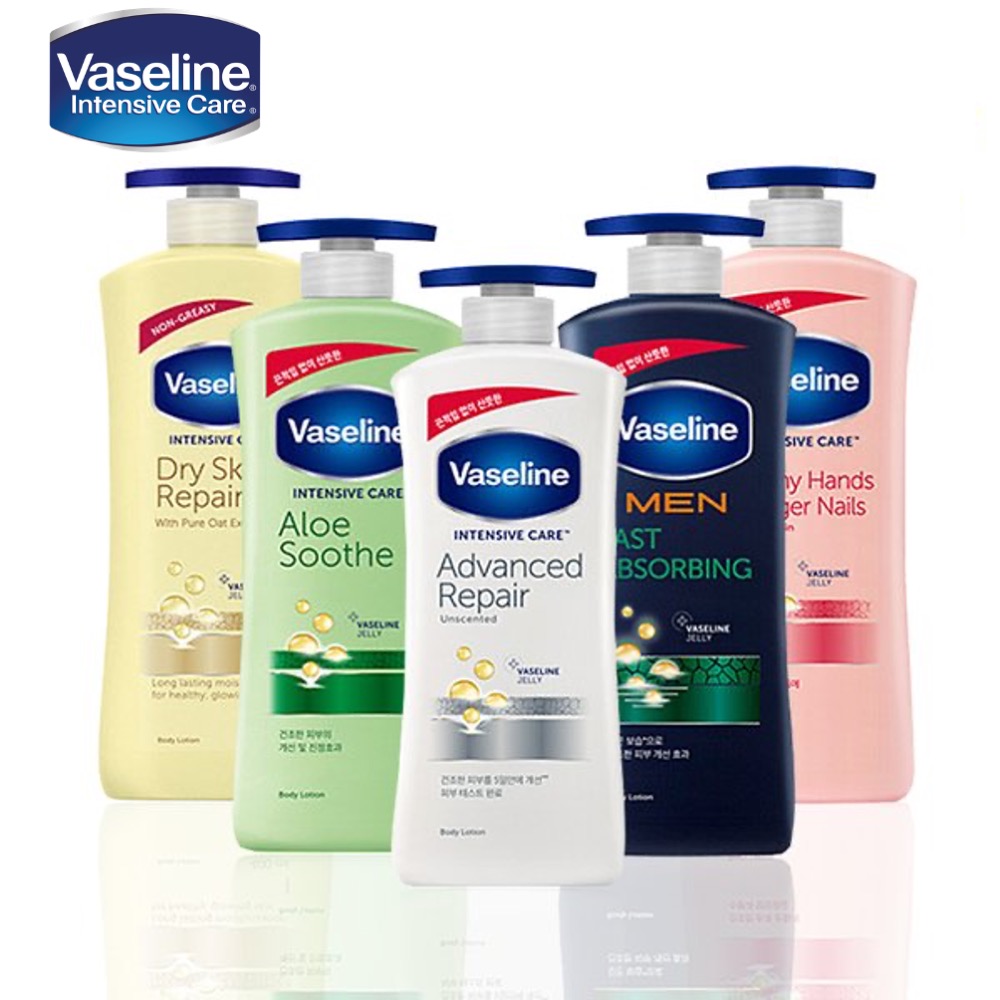 유니레버 바세린 로션 핸드 앤 네일 크림 펌프형 대용량