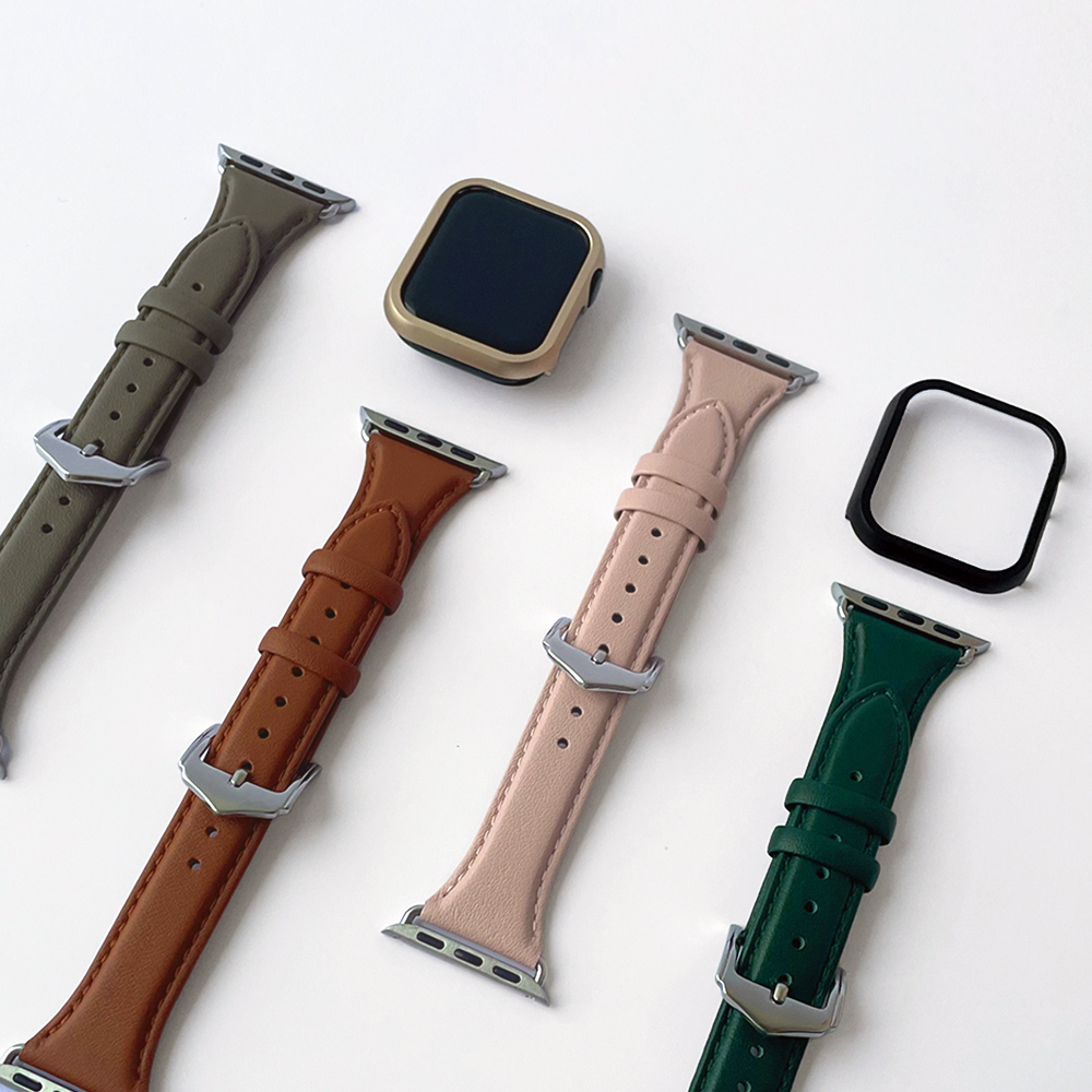 힐링쉴드 애플워치 가죽 스트랩 SLT시리즈 38/40/41/42mm