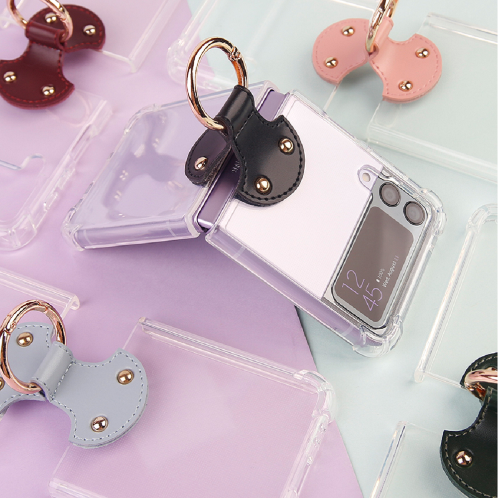 갤럭시 Z플립4 케이스 제트플립4 투명 핑거링 삼성 Z4 - 상품 이미지