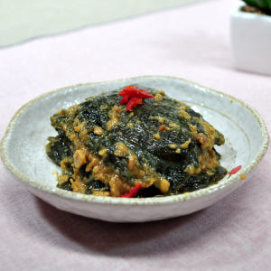 참가득 된장 콩잎지 450g / 콩잎 장아찌 무침 가정식 저녁 밑반찬 밥... 맛있게 먹은 솔직 후기 - 상품 이미지 1