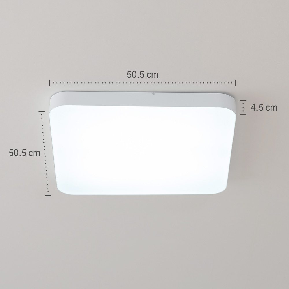 LED 커브드 슬림 깔끔한 인테리어 방등 60W - 상세 이미지 2