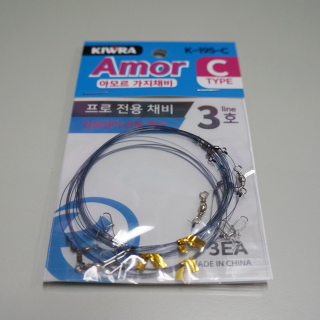 키우라 아모르 가지채비 K-195 A 30cm 쭈꾸미 갑오징어 낚시 채비 - 상세 이미지 5