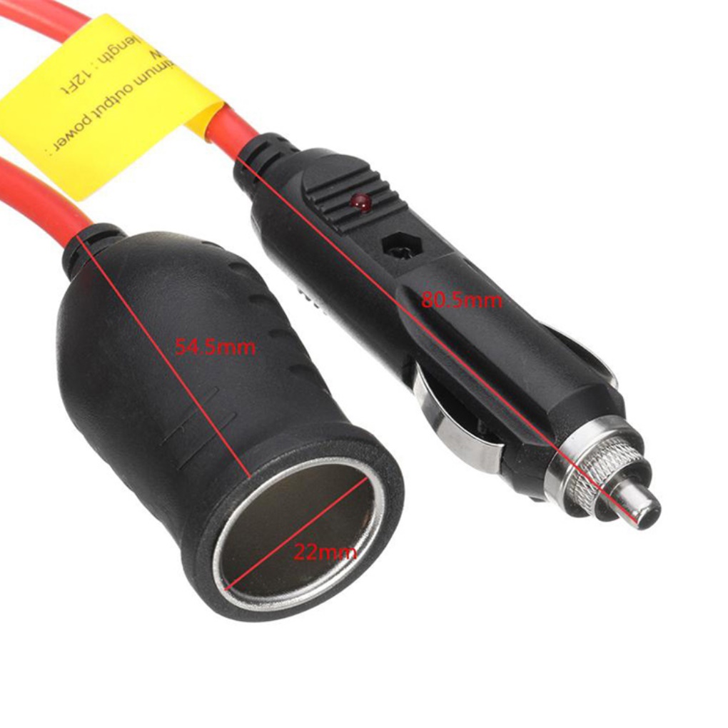 긴 시거잭 연장 케이블 3.6M 시거잭 커넥터 diy 연장선 12v 볼트 소켓 - 상세 이미지 5