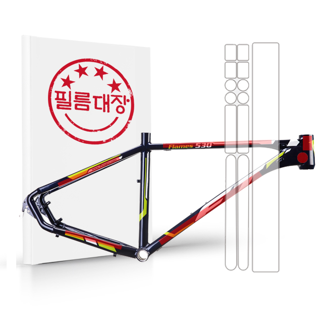 필름대장 자전거 프레임 기스방지 PPF보호필름 스티커 세트 - 상품 이미지