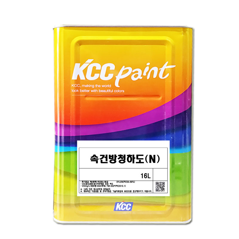 KCC 페인트 속건 방청하도(N) 16L 녹방지 방청프라이머 사비 적갈색 - 메인 이미지