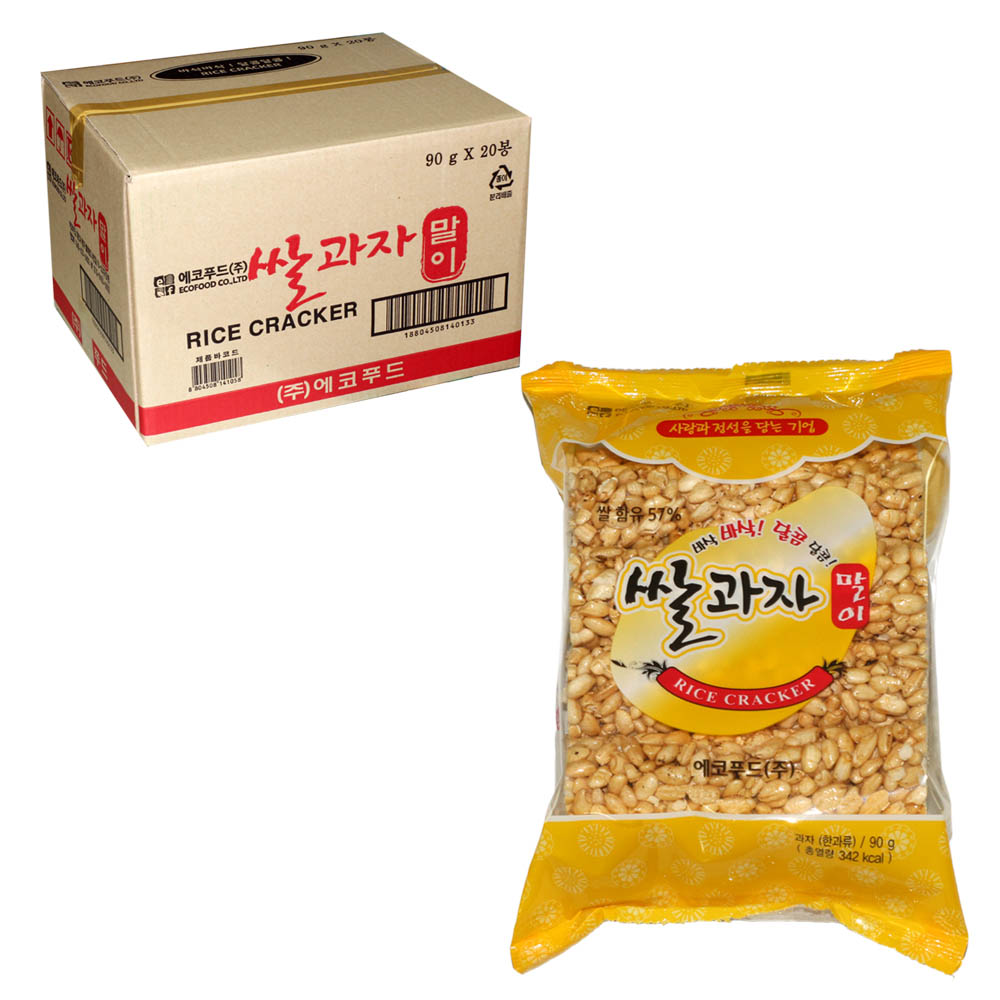 에코푸드 쌀과자말이 70g x 20개입 BOX : 주식회사 세븐스타몰