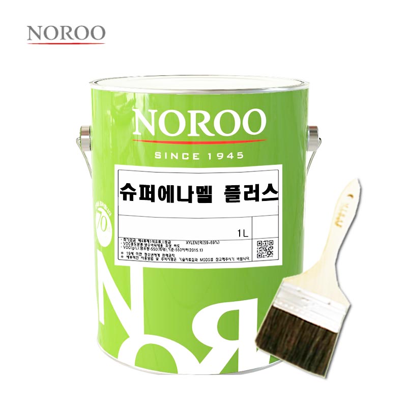 노루 슈퍼에나멜 플러스 유성 에나멜 페인트 1L 유광적갈색 - 상품 이미지