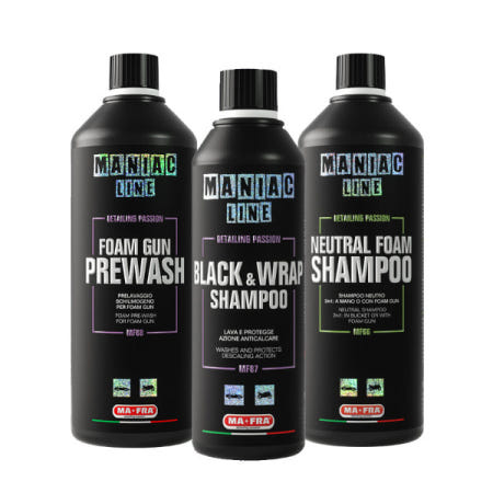 3PH 마프라 매니악 폼건 프리워시 1L+블랙앤랩 샴푸 500ml+뉴트럴 폼샴푸 1L