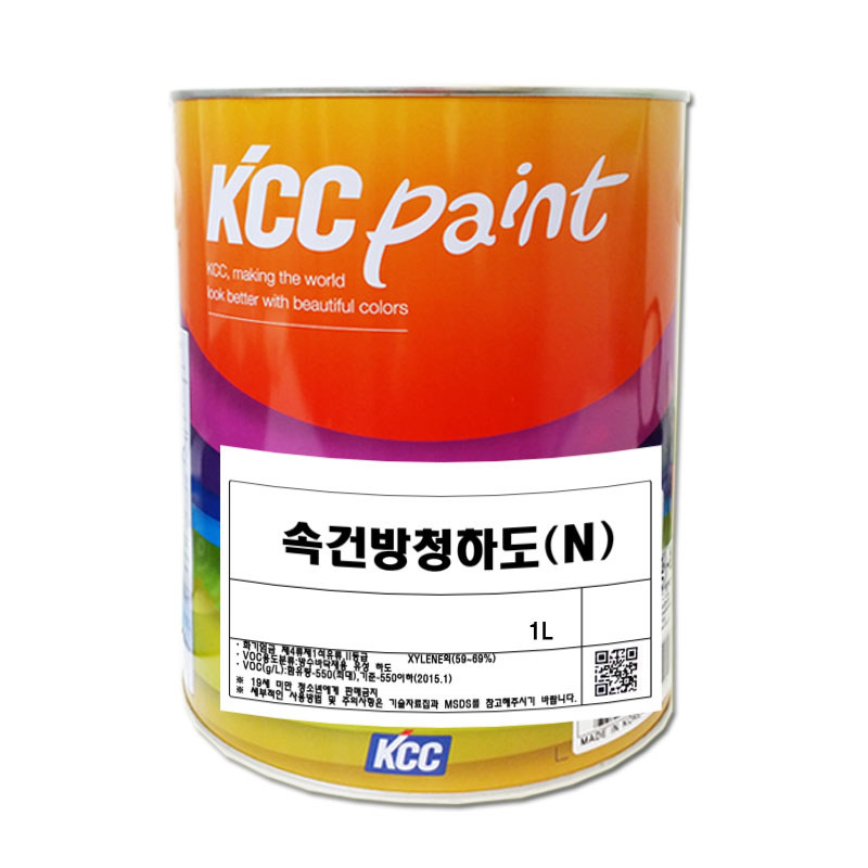 KCC 페인트 속건 방청하도(N) 1L 녹방지 방청프라이머 사비 적갈색 - 메인 이미지
