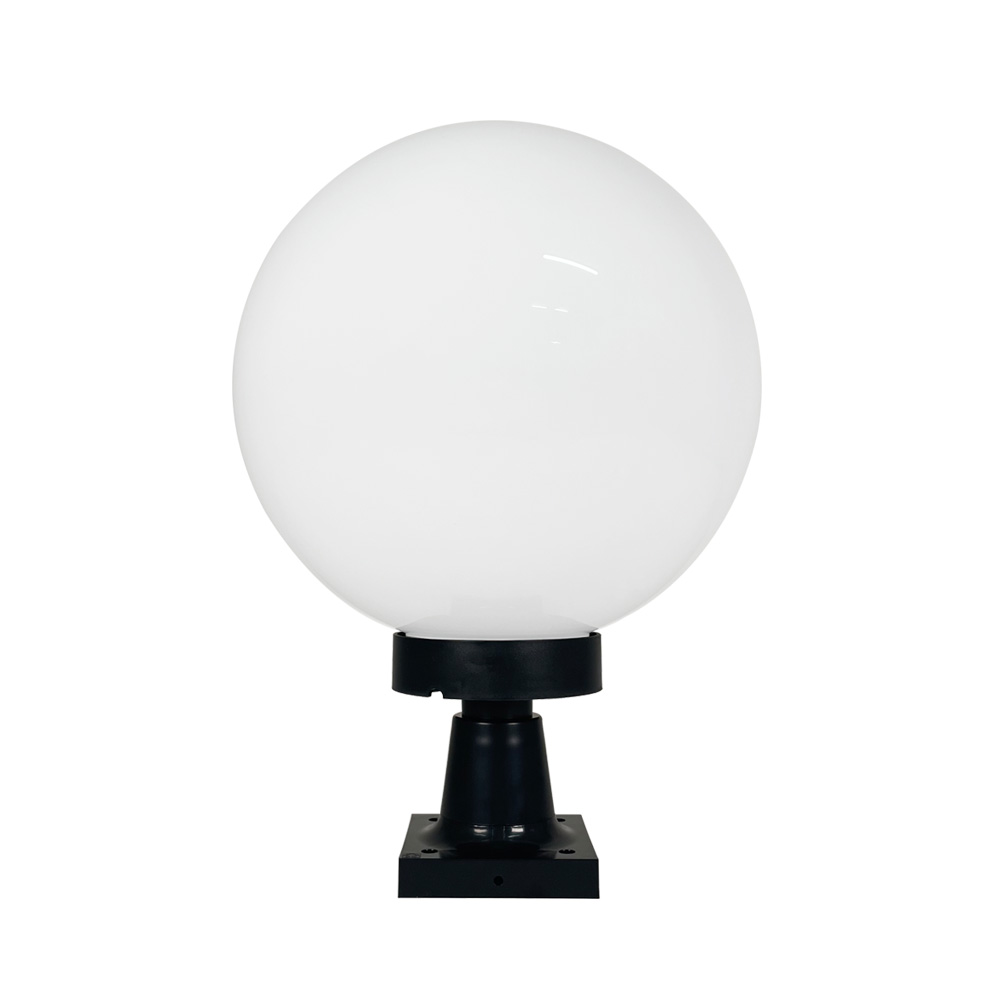 야외 무드등 조명등 전기 호박 PC글러브 테라스등 원형 문주등 사각 받침80 15호