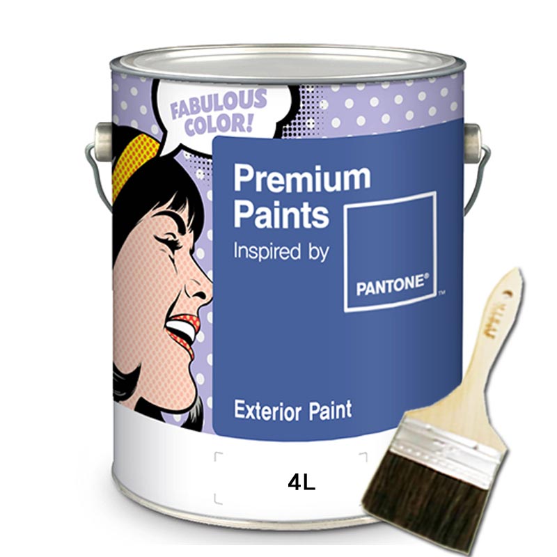 팬톤페인트 친환경 수성 외부 페인트 4L 콘크리트 철문 무광 제품 이미지