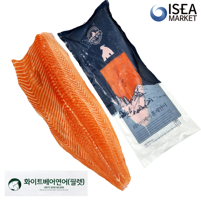 냉동 연어 필렛 9kg 훈제연어 생연어 통필렛 칠레산 박스 도매용 - 상품 이미지