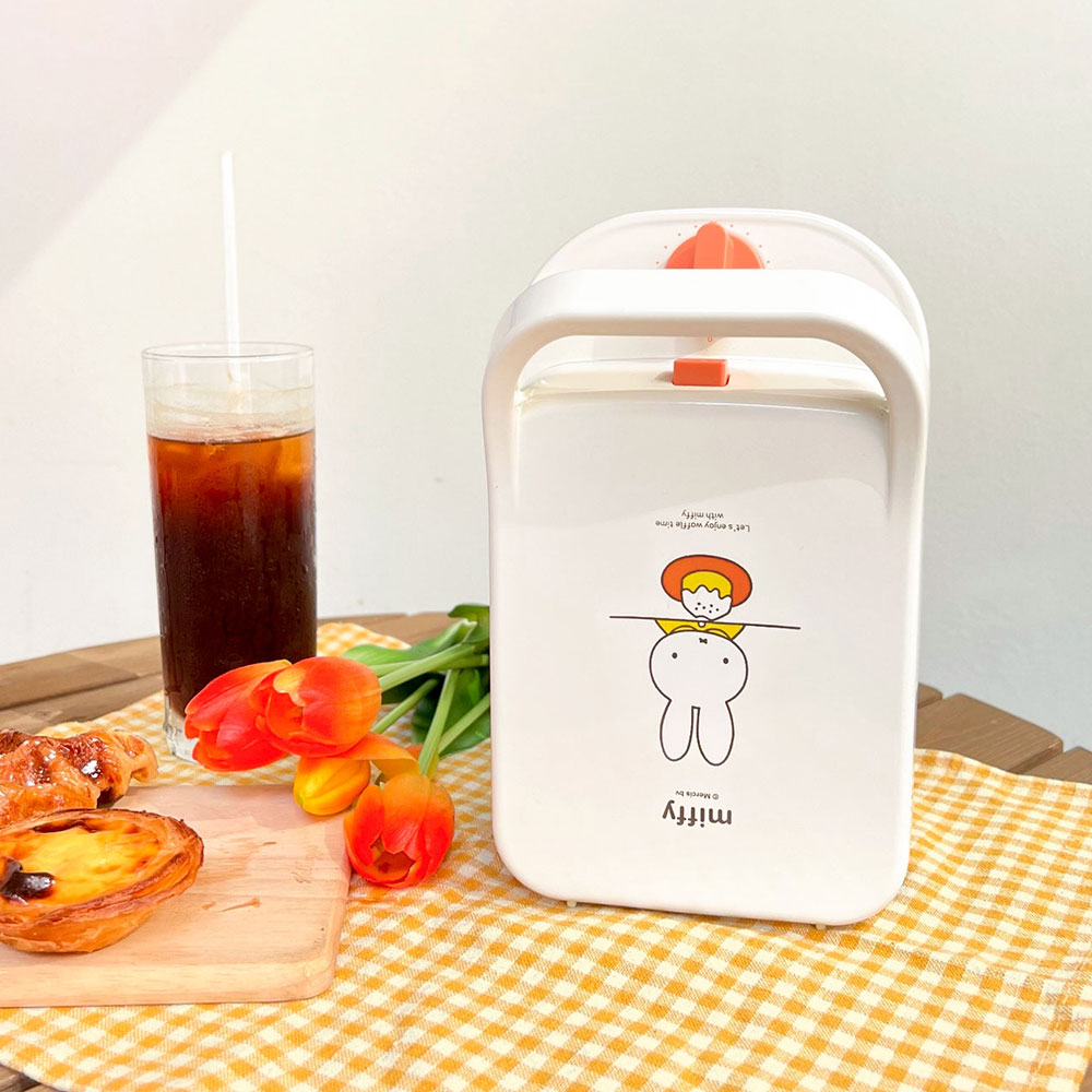 [보프렌즈] 미피 붕어빵 와플 타이머 메이커 크로플 샌드위치 메이커 와플 제조기