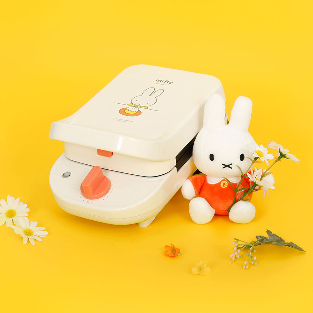 [보프렌즈] 미피 붕어빵 와플 타이머 메이커 크로플 샌드위치 메이커 와플 제조기