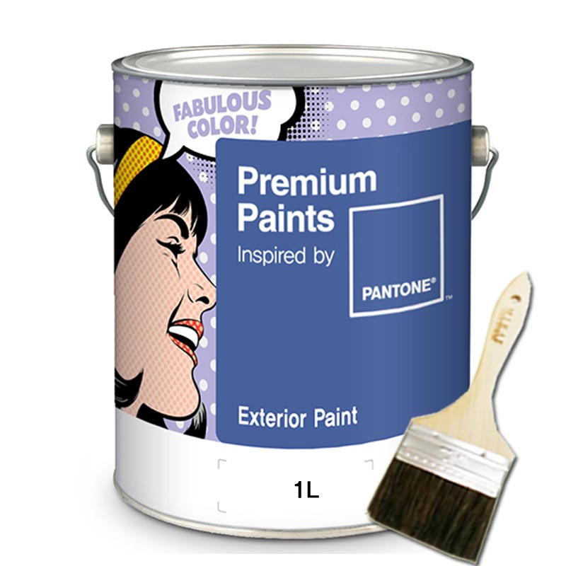 팬톤페인트 친환경 수성 외부 페인트 1L 콘크리트 철문 무광 제품 이미지