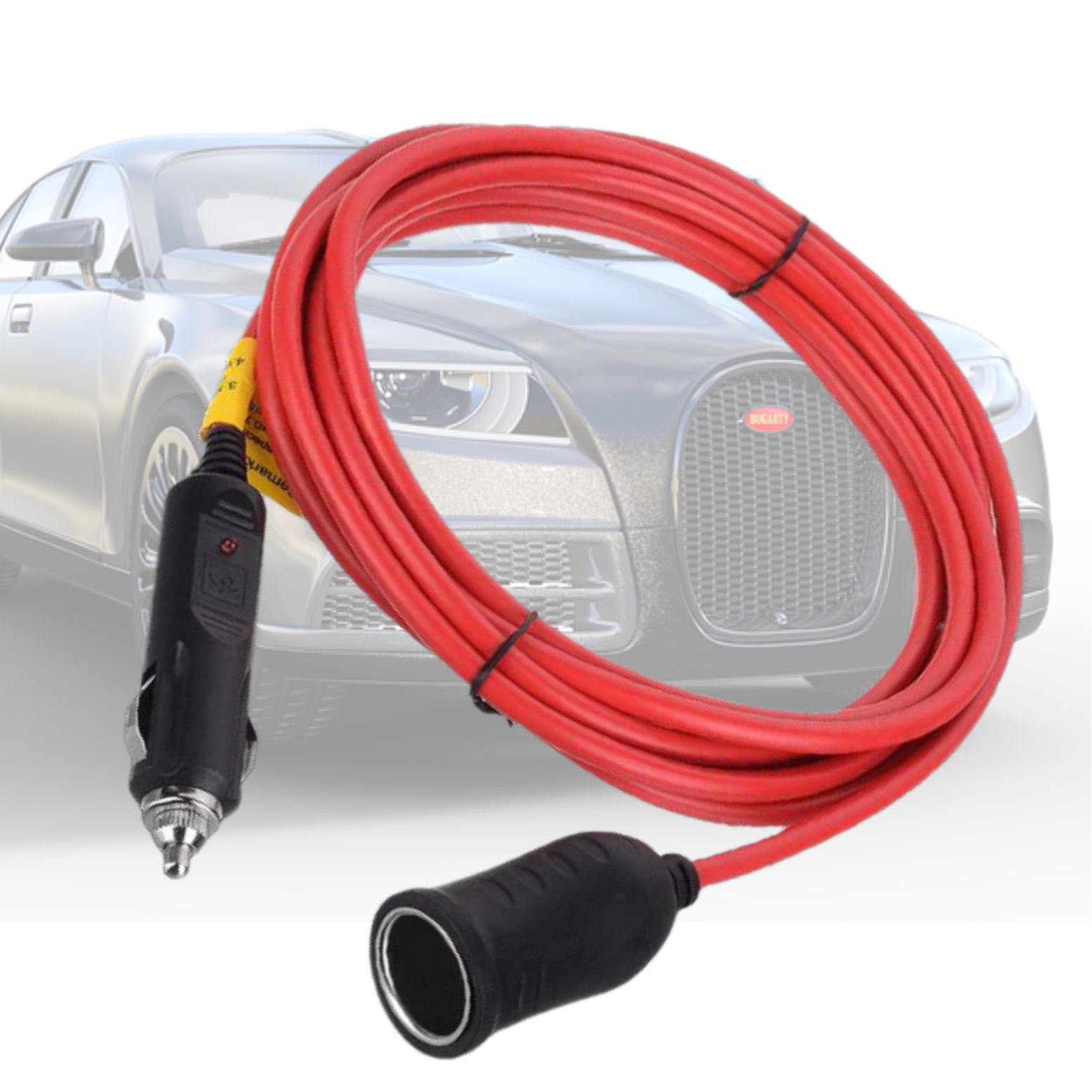 긴 시거잭 연장 케이블 3.6M 시거잭 커넥터 diy 연장선 12v 볼트 소켓 - 상품 이미지