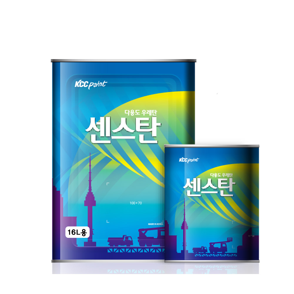 KCC 센스탄 만능우레탄 타일페인트 욕실 세면대 16L 투명 - 메인 이미지