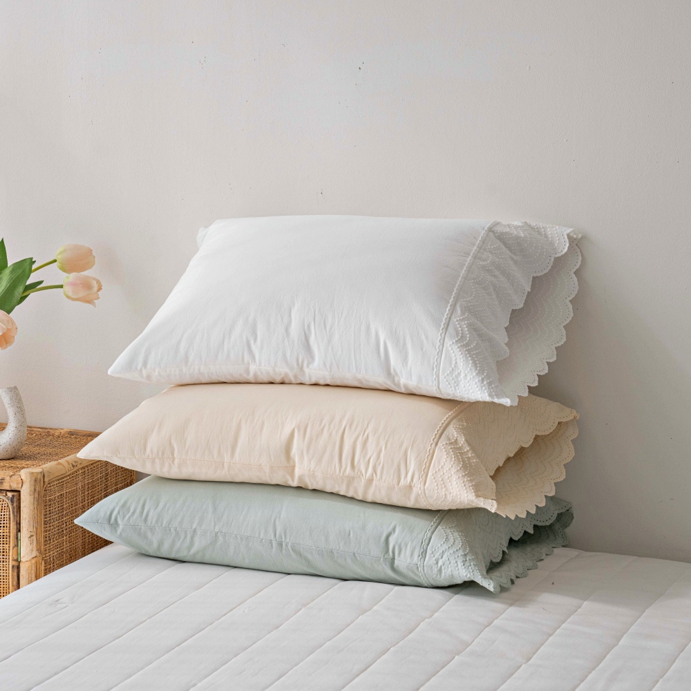 차렵이불세트 오가닉 코튼 순면 신혼 호텔 프릴 침구 이불 세트