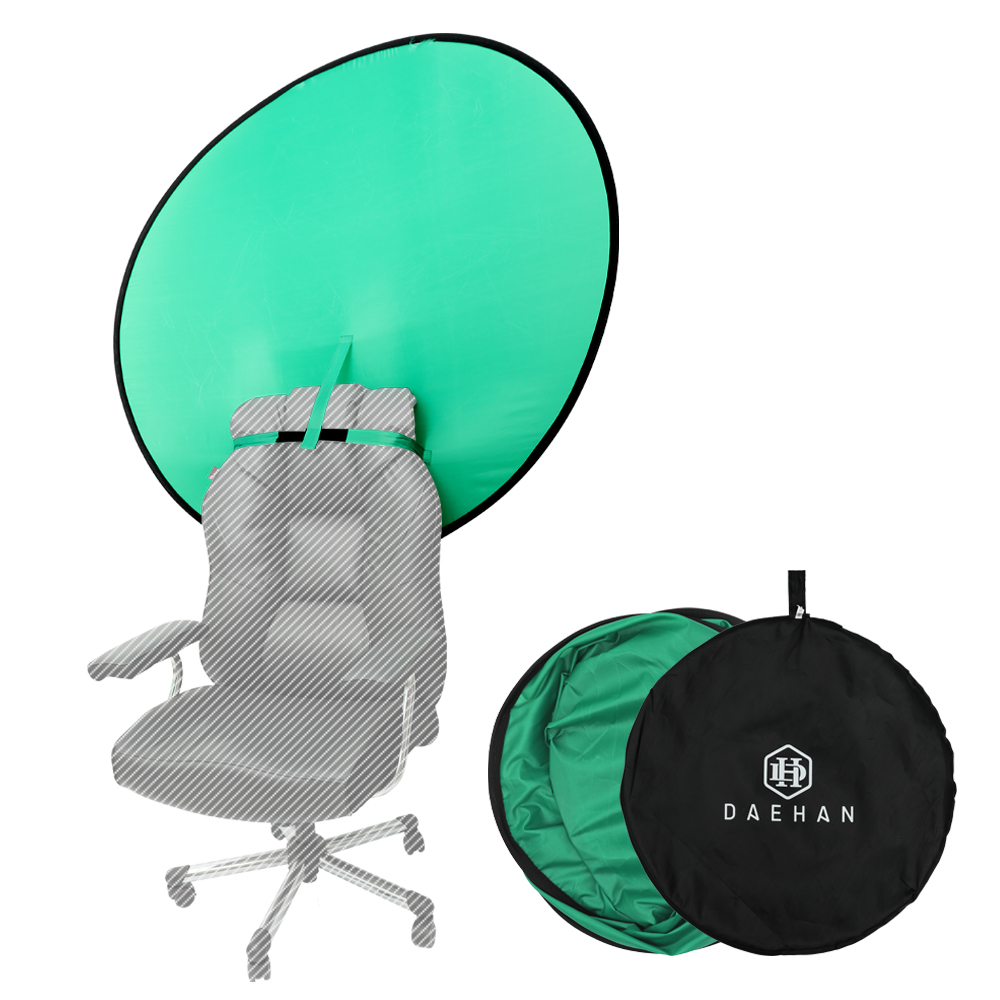 크로마키 스크린 유튜브 촬영 장비 개인 방송 배경 1인 원터치 녹색천 142cm