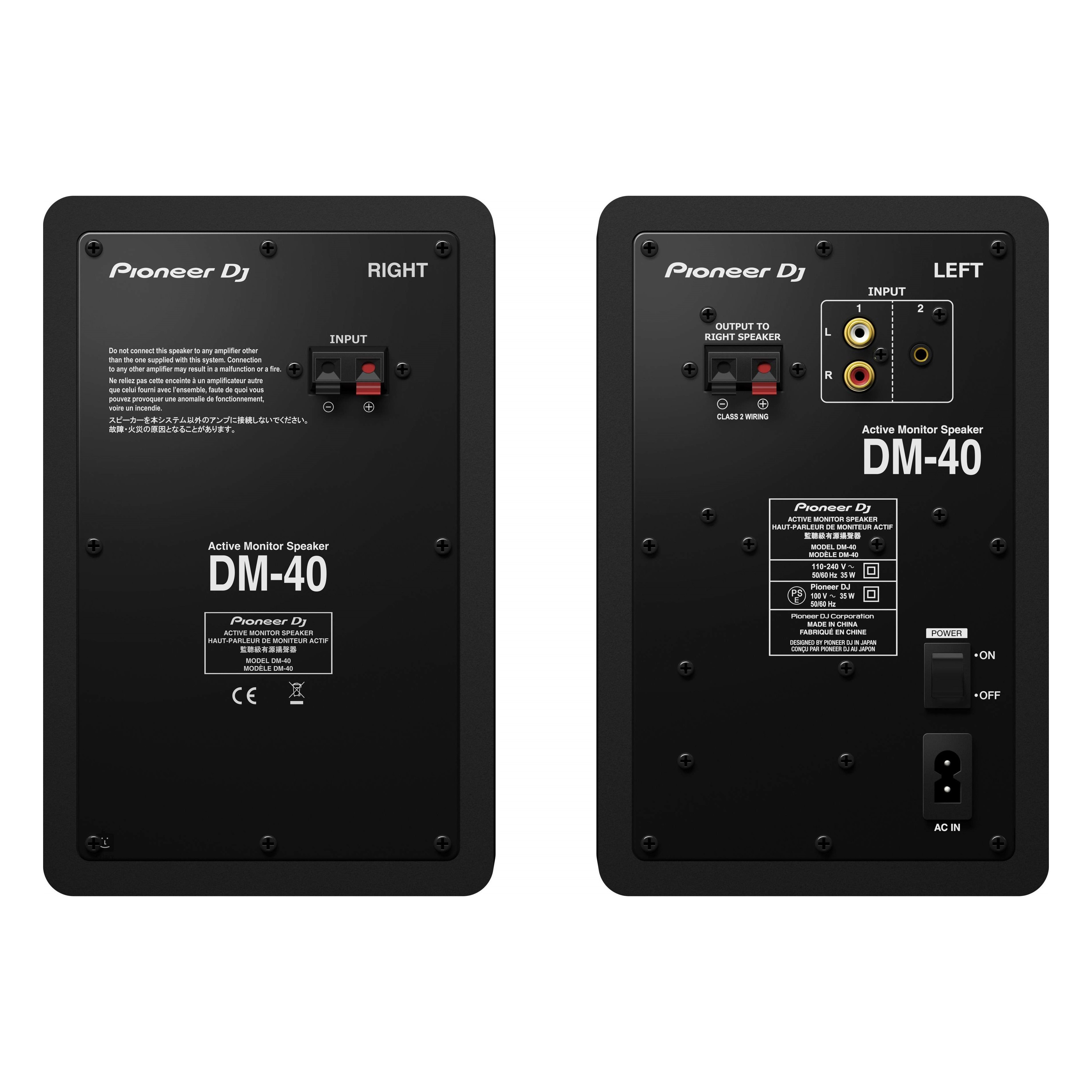 파이오니아 DM40 PIONEER 모니터 스피커 1조 - 상세 이미지 3