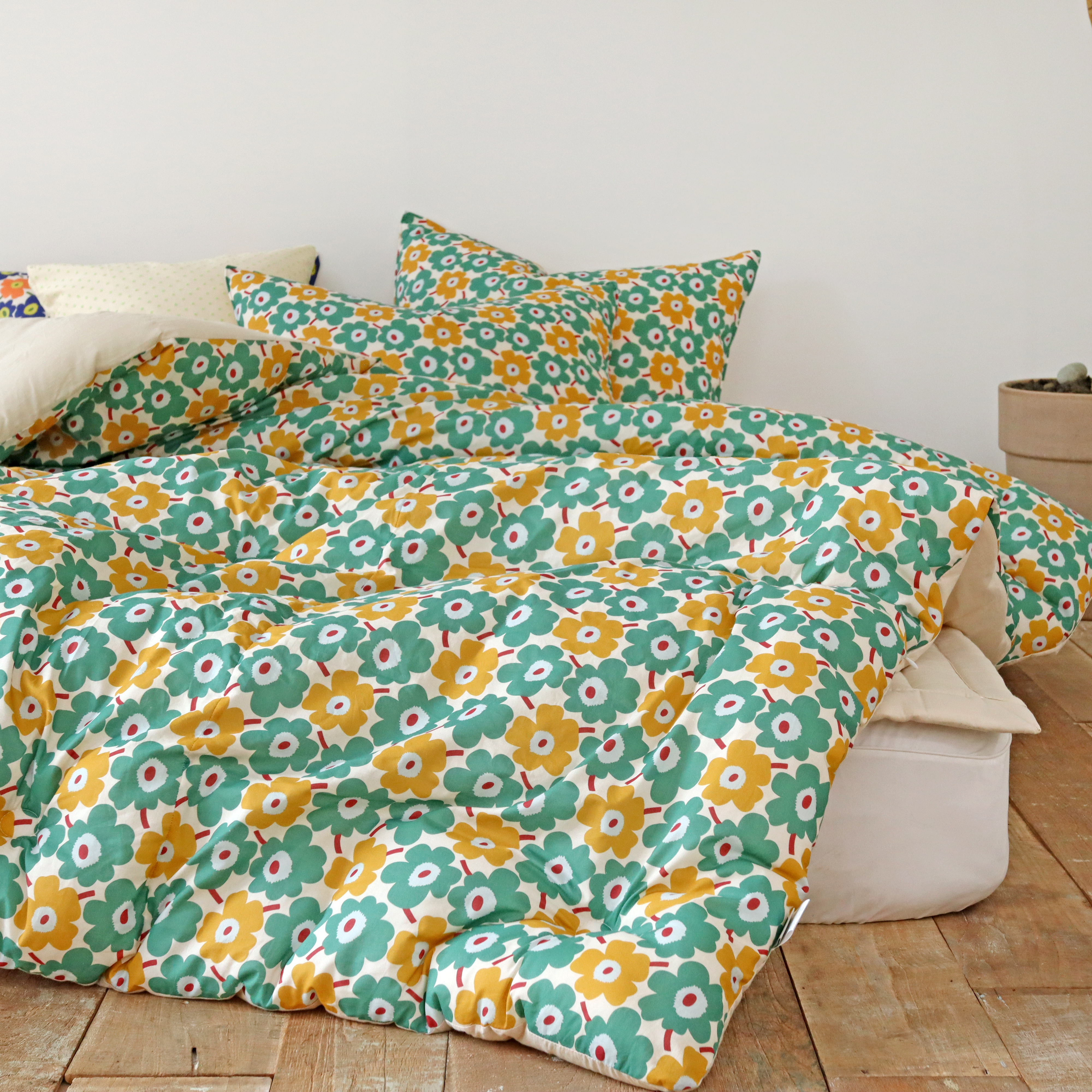 꾸까 60수 아사 순면 알러지케어 사계절 차렵 이불 S/SS