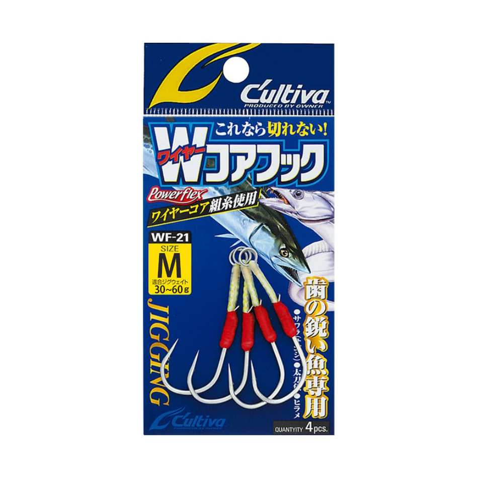 오너 컬티바 WF-21 M 와이어코어 갈치 삼치 어시스트훅 - 상품 이미지