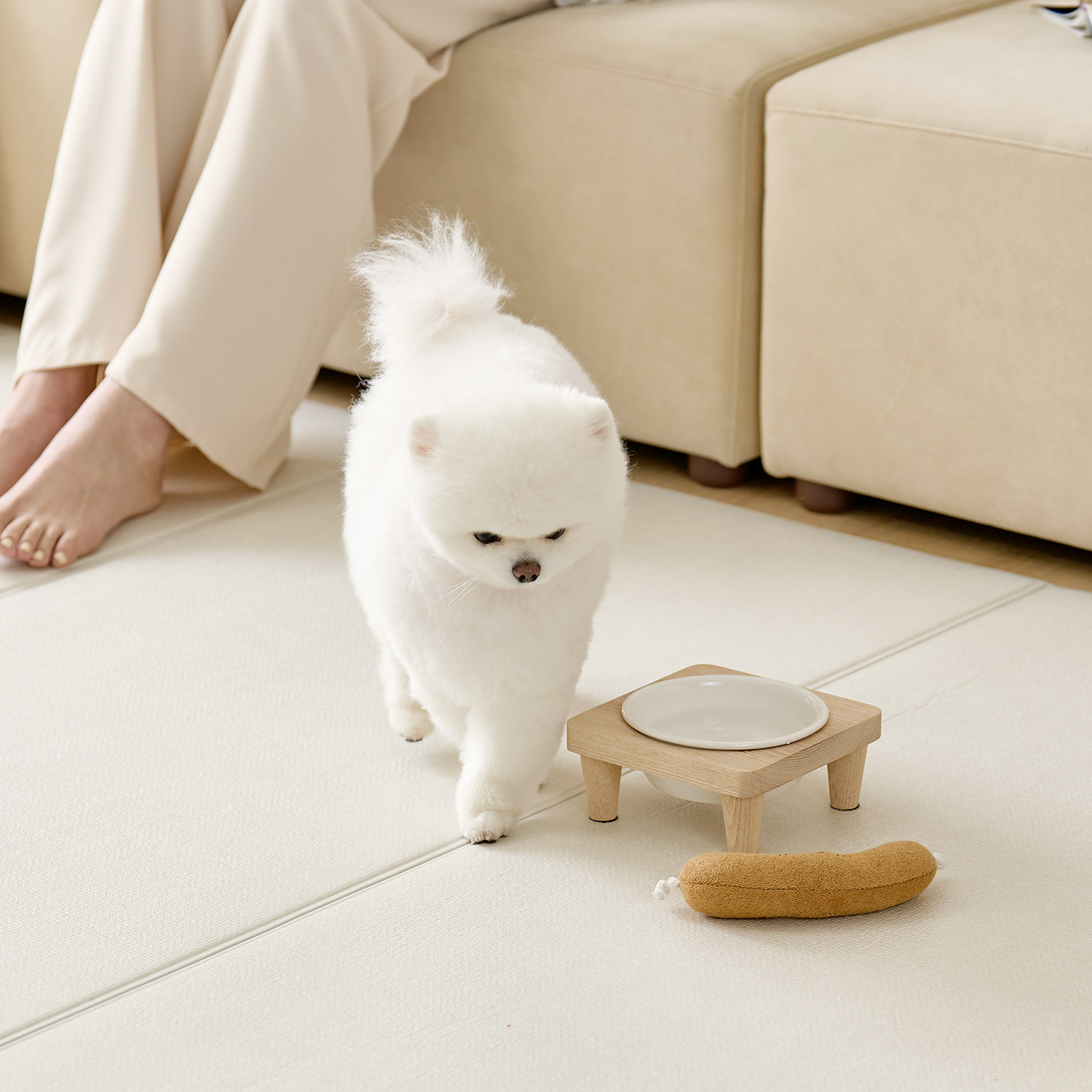 울리 강아지매트 애견 펫 미끄럼방지매트 4단 폴딩