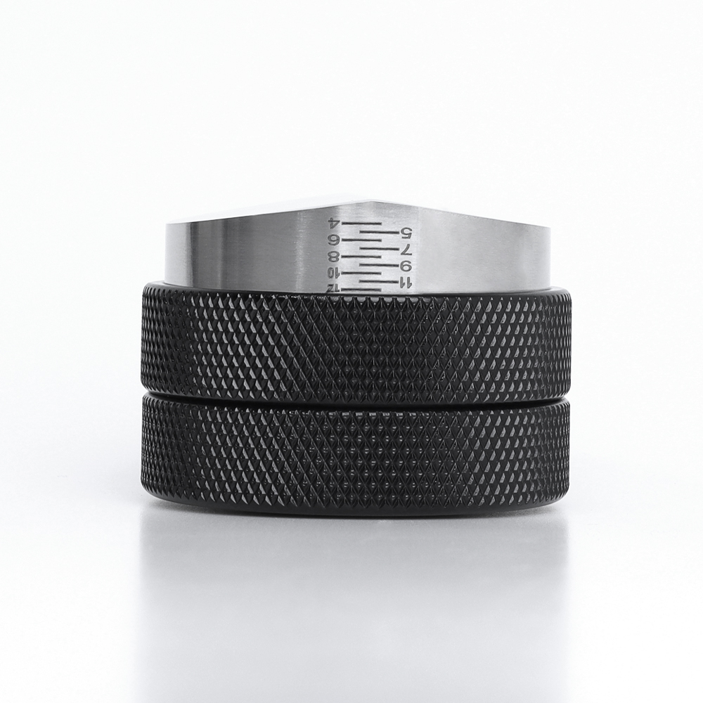 칼딘 디스트리뷰터 레벨링툴 커피 마카롱 탬퍼 디스트리뷰터 눈금형 V타입 58mm
