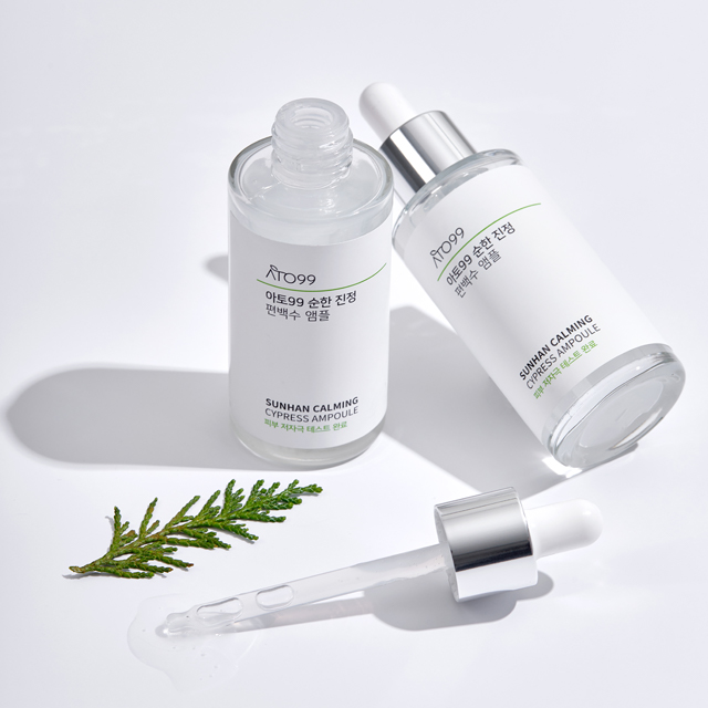 아토99 순한 진정 편백 앰플 병풀 시카 저자극 수분 속건조 트러블 보습 50ml, 1개 - 상세 이미지 4