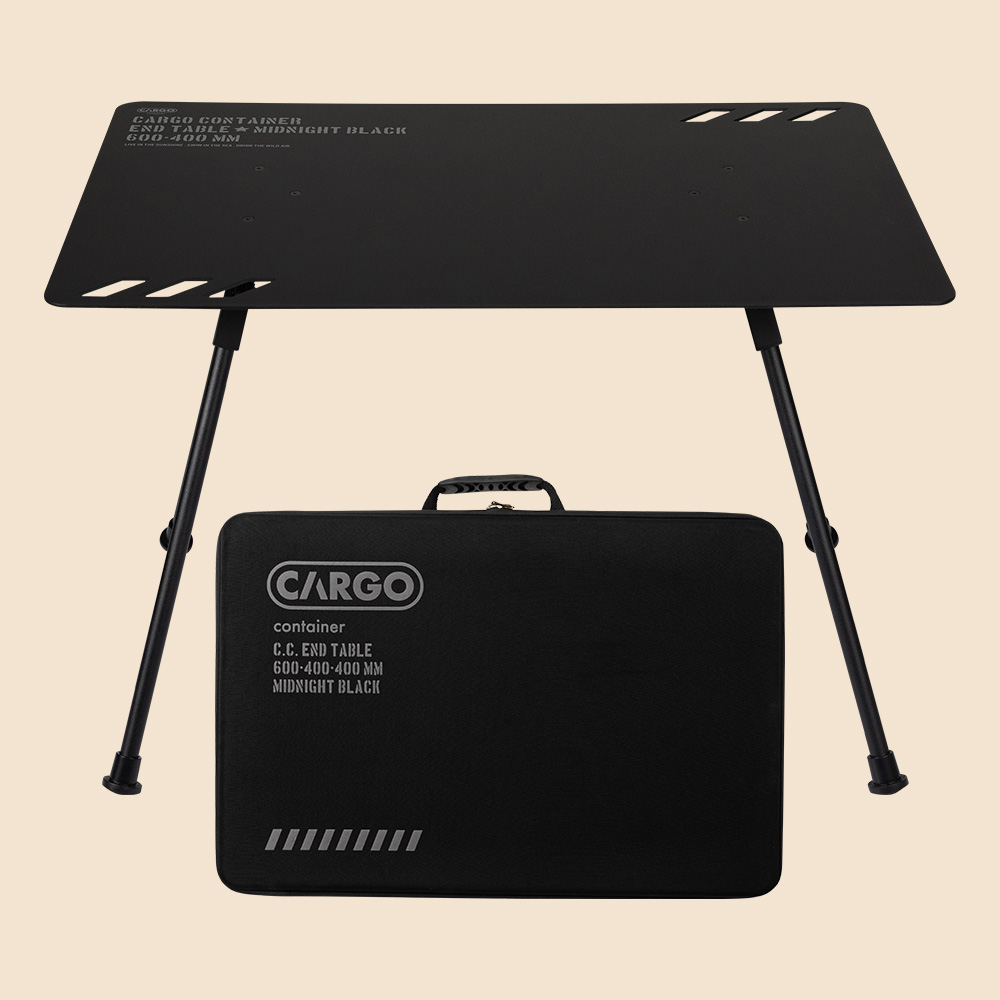 카고컨테이너 엔드 테이블 블랙