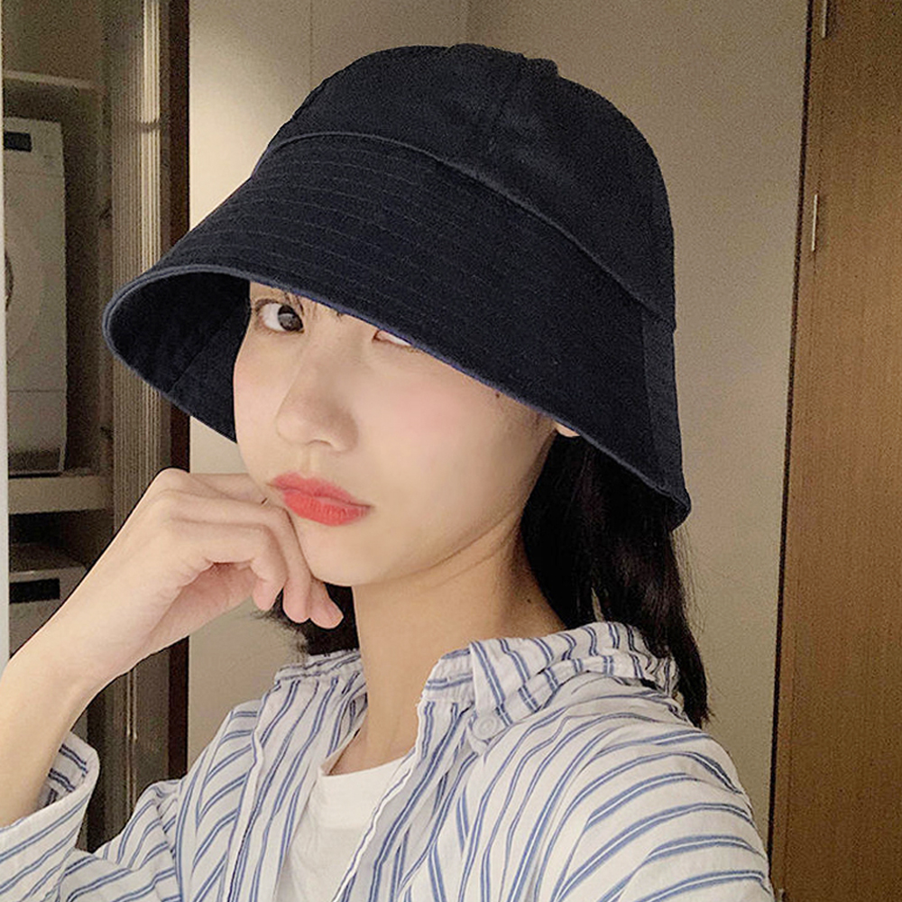 심플 베이직 여성 벙거지 버킷햇 벙거지모자 봄 여름 가을 이미지 6