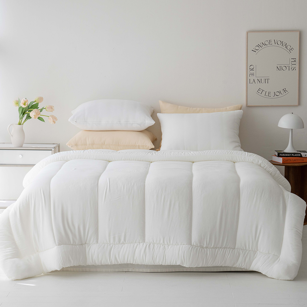 메리투투 차렵이불 보들 화이트 사계절 모달 이불