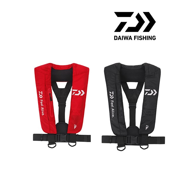다이와 자동 팽창식 선상 낚시 구명조끼 DF-9100 레드 - 상세 이미지 3