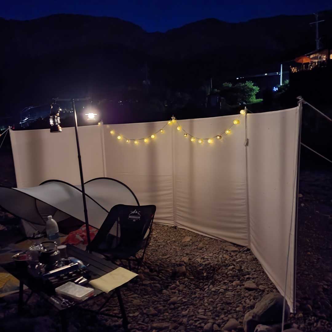 면 윈드스크린 캠핑윈드스크린 사이드월 텐트 가림막